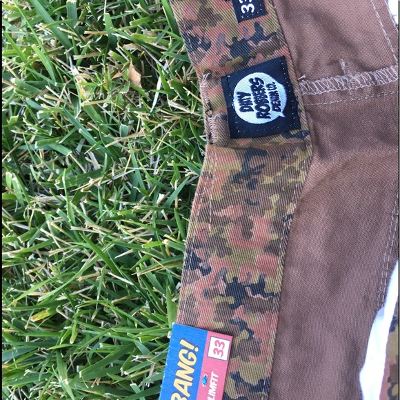 NWT swag hipster Bang! Dirty robbers camo pants - Picture 4 of 6
